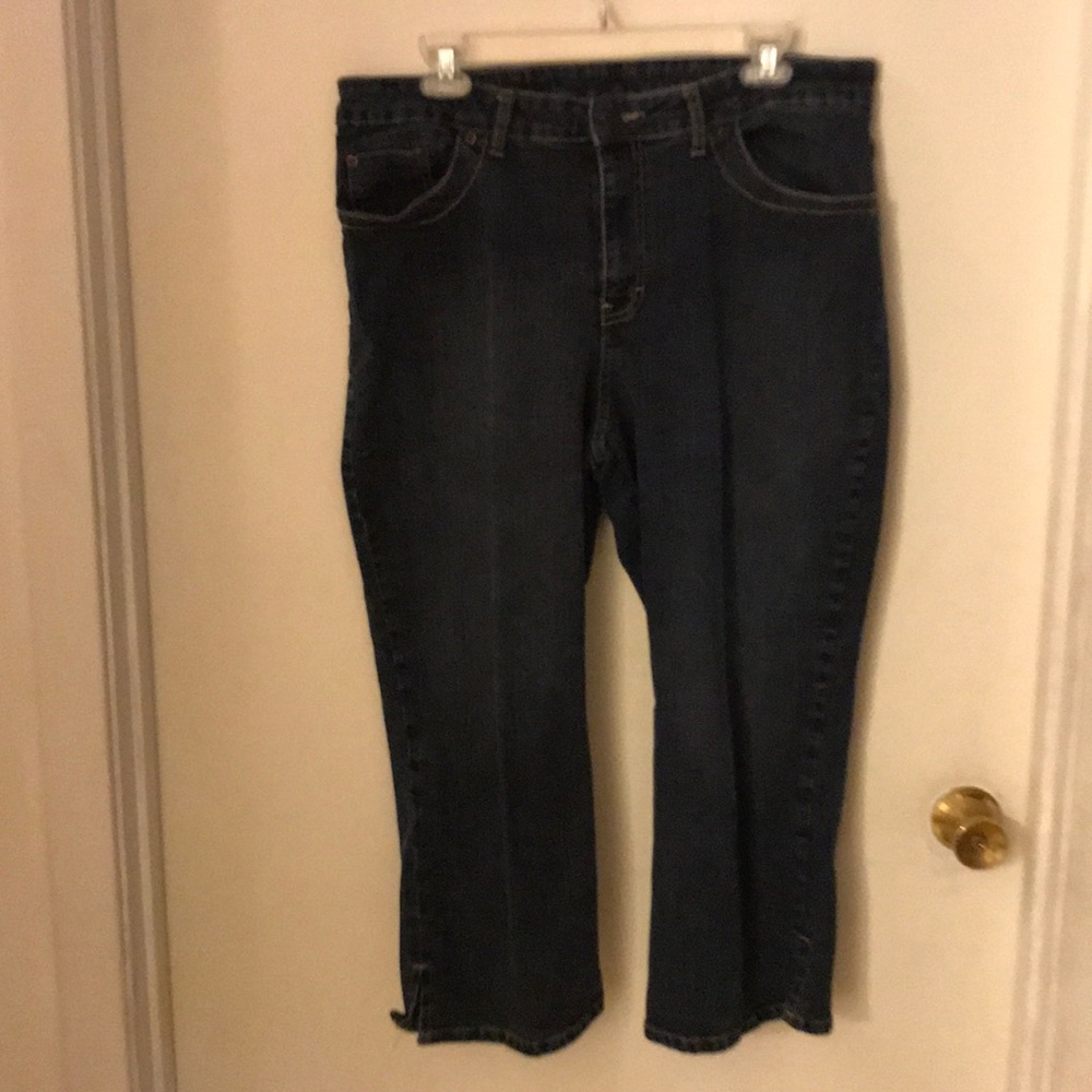 Full Blue for Her Capri Jeans women size 16